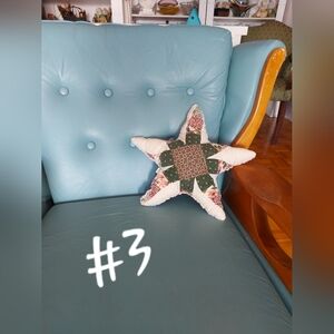 Upcycled Star Cushion